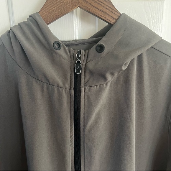 Torrid Charcoal Hooded Windbreaker - Picture 4 of 7